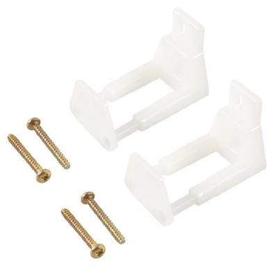 2PCS Sliding Barn Door Hardware Plastic Sliding Door Guide Easy To Use Designed for Secure & Stable Door Functionality