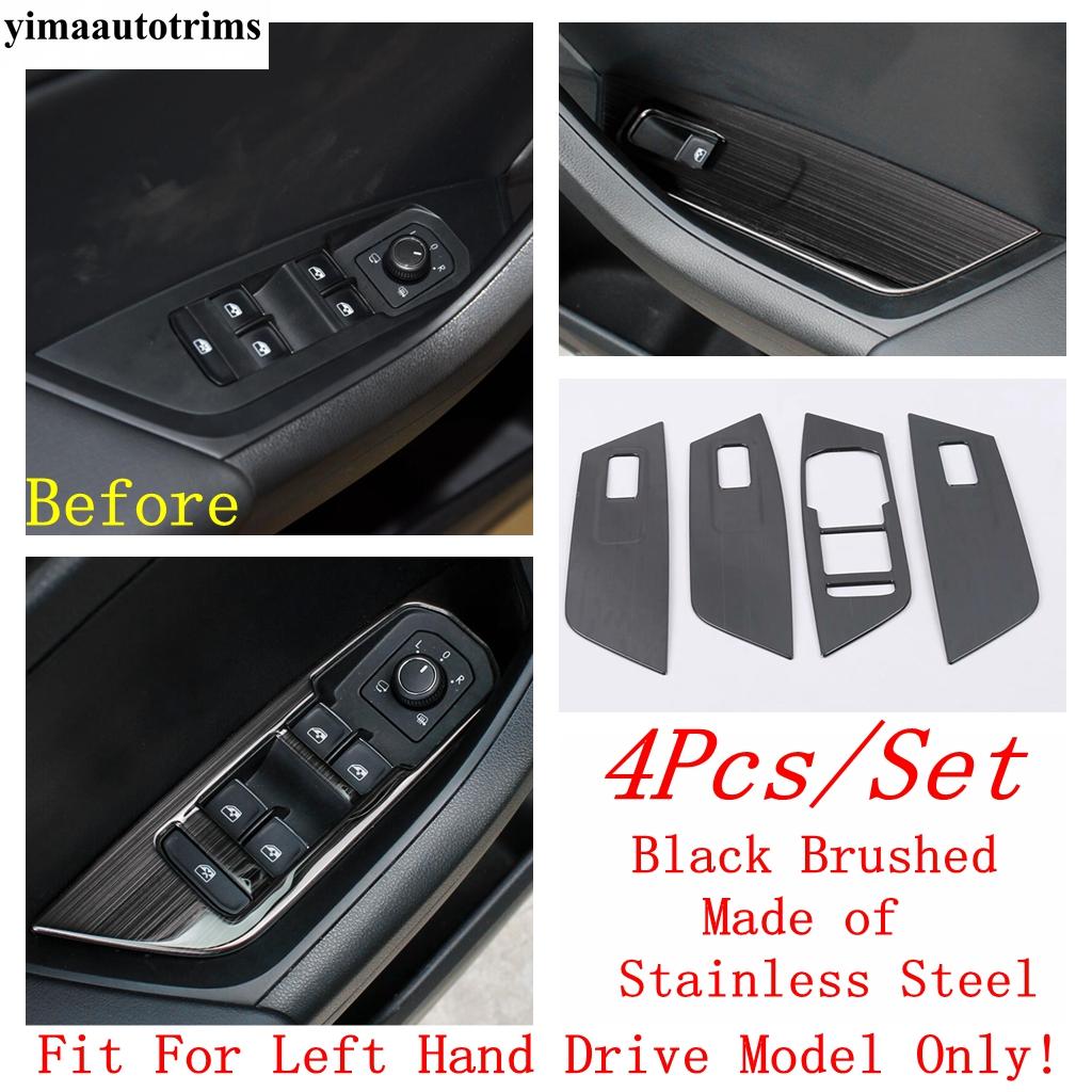 Window Lift / Gear Panel / Shift Head Knob / Central Control AC Air Frame Cover Accessories Interior For Skoda Kodiaq 2017 -