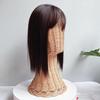 Hat Mannequin Rattan Mannequin Head Scarf Hat Stand Non-Tip Base Organizer Headwear Tabletop Rack For Home Entryway Wardrobe
