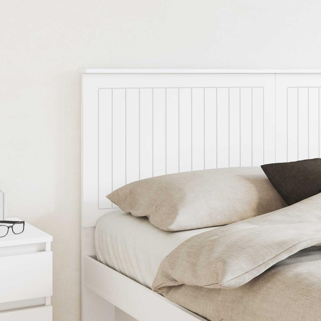 Headboard in White 160 cm Engineered Wood