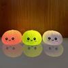 Creative Cute Dumpling Led Night Light Pressable Stress Relief Toy, Children'S Bedroom Bedside Lamp Gift