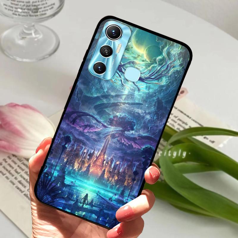 Für Infinix Hot 11 Hülle Coole Mode Wolf Hülle Weiche Silikon Handyhülle Für Infinix Hot 11 Hot11 X662 X662B X689F Hülle Bumper