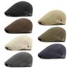 Fashion Spring Summer Beret Hat Cotton Casual Painter Hat Soft Adjustable Leisure Visor Cap Men Women