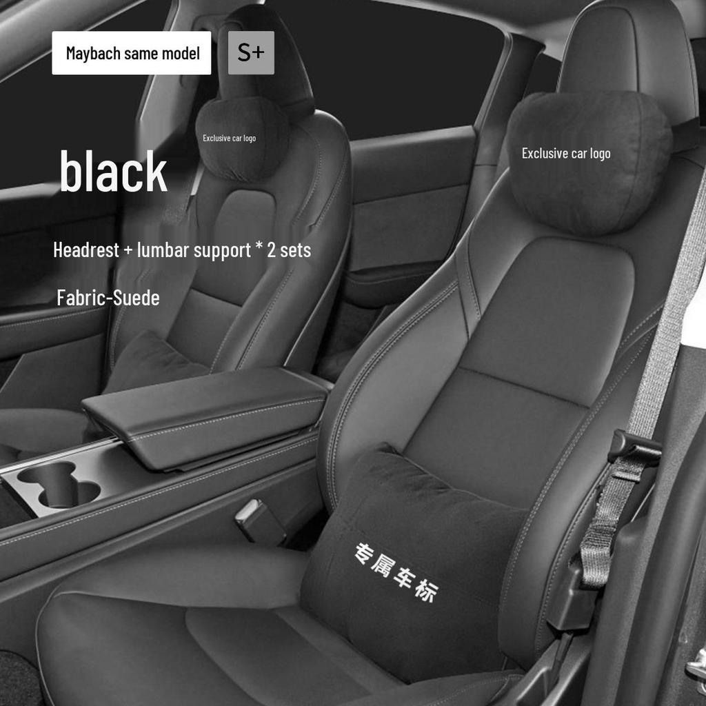 Zagłówek, Podparcie lędźwiowe, Ochraniacz szyi i Poduszka na siedzenie do Nissan Qashqai do dekoracji wnętrza.