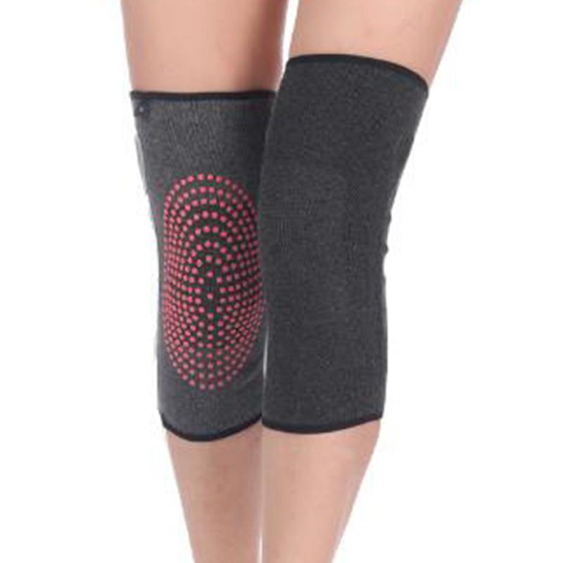 

Autumn Winter Graphene Warm Kneepads Knee Heating Cold-proof Leg Guards Sports Anti-slip Protective Gear Men Women XL 170-200 kg чёрный