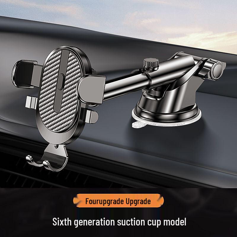 

High-End Anti-Shake Suction Cup Car Phone Holder for Dashboard & Console.
