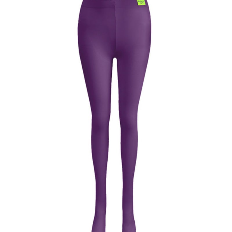 

Романтичные тигровые базовые колготки (пурпурный) Free