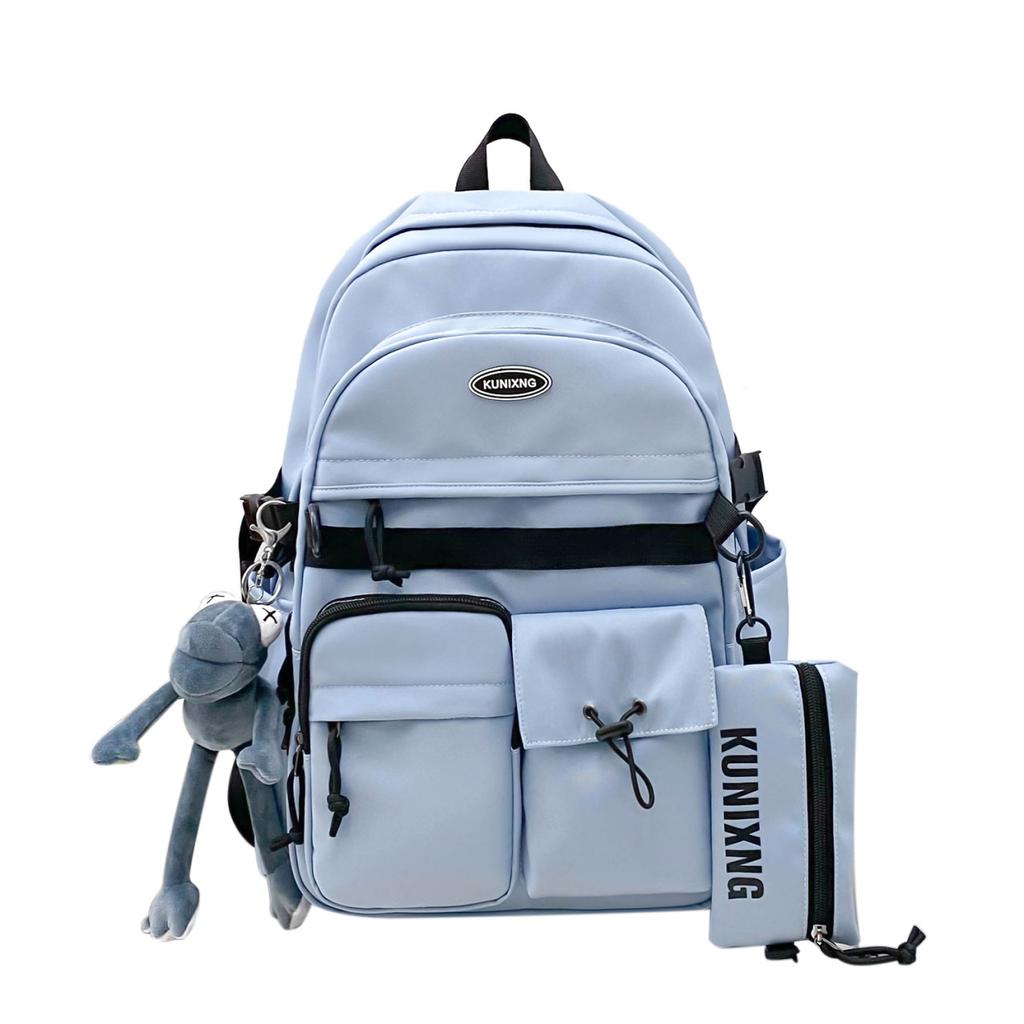 Middle School Student's Schoolbag Is High Value Simple Female College Student Lightweight College Style Large Capacity Backpack Male