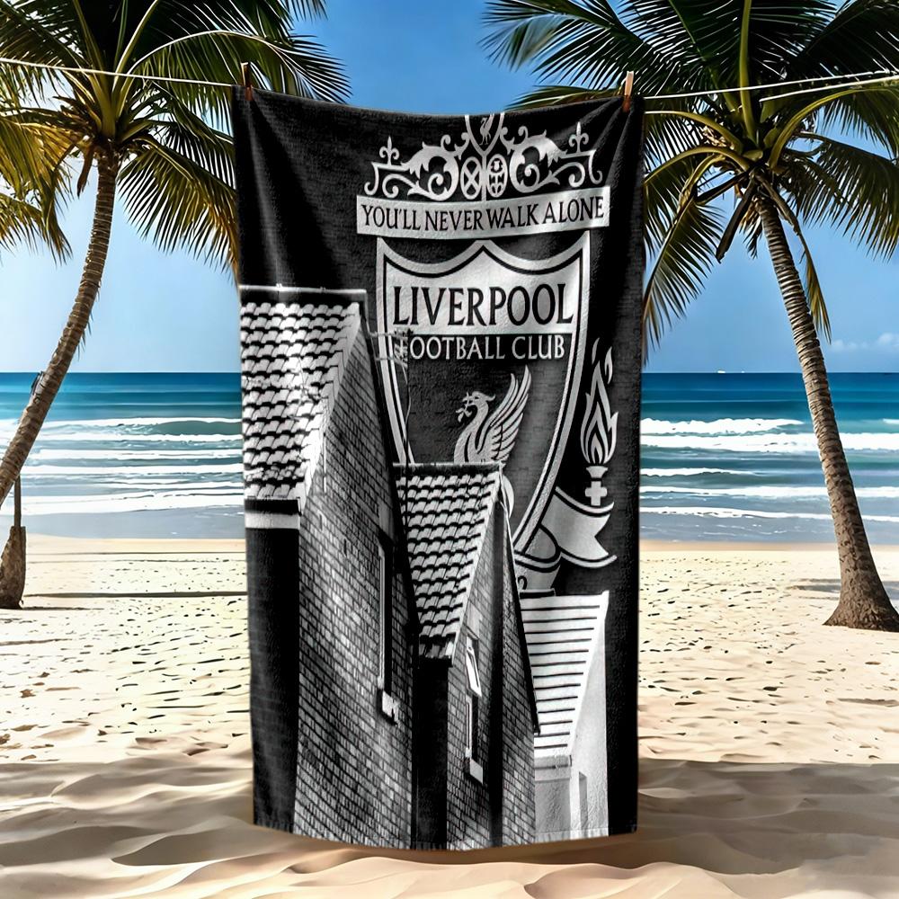 Liverpool Football Club Beach Towel High Absorbency Quickdry Comfortable Lightweight