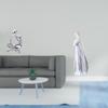 Porcelain Abstract Lady Thinker Statue Modern Nordic Girl Figurine for Tabletop Living Room Shelf