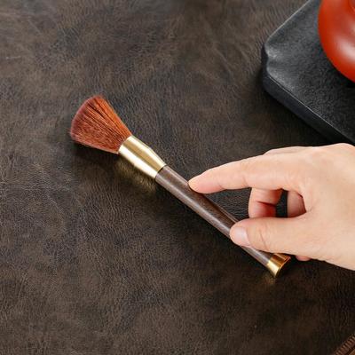 Wooden Handle Coffee Grinder Soft Bristle Brush - Non-Shedding Countertop Cleaner and Coffee Powder Brush