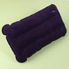 Portable Inflatable Flocking Pvc Pillow Camping Sleeping Air Pillow For Travel Outdoor Hiking Flight Foldable Head Rest Pillow