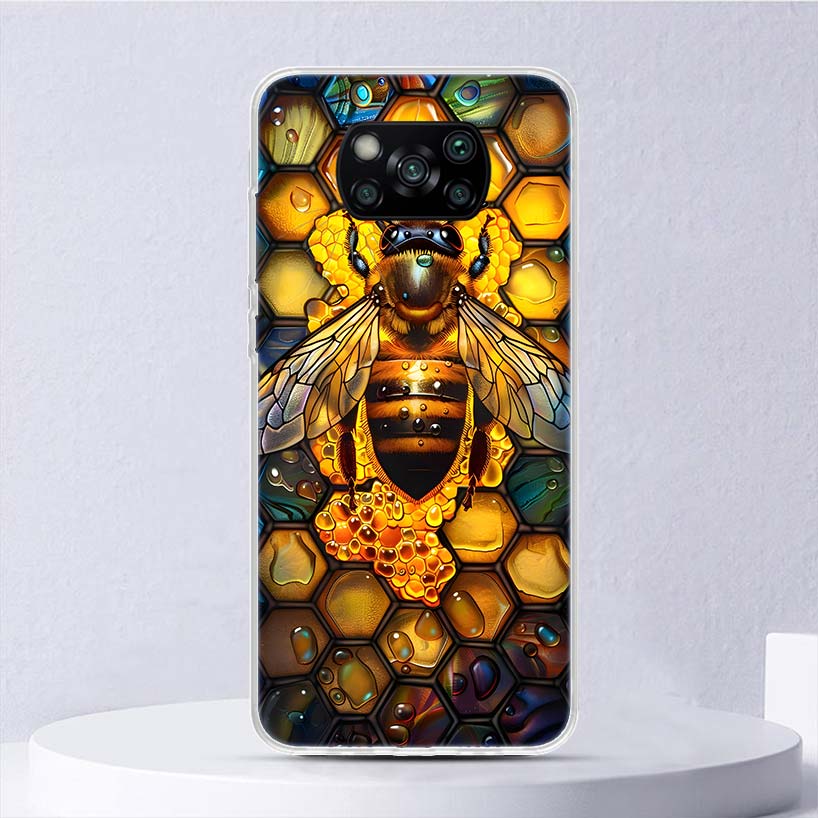 Bee Keeping Honey Animal Soft Case For Xiaomi Poco X7 X6 X5 X4 X3 Nfc F7 Ultra F6 F5 Pro Phone Cover F4 Gt F3 M5S M4 M3 M5 M6 Co
