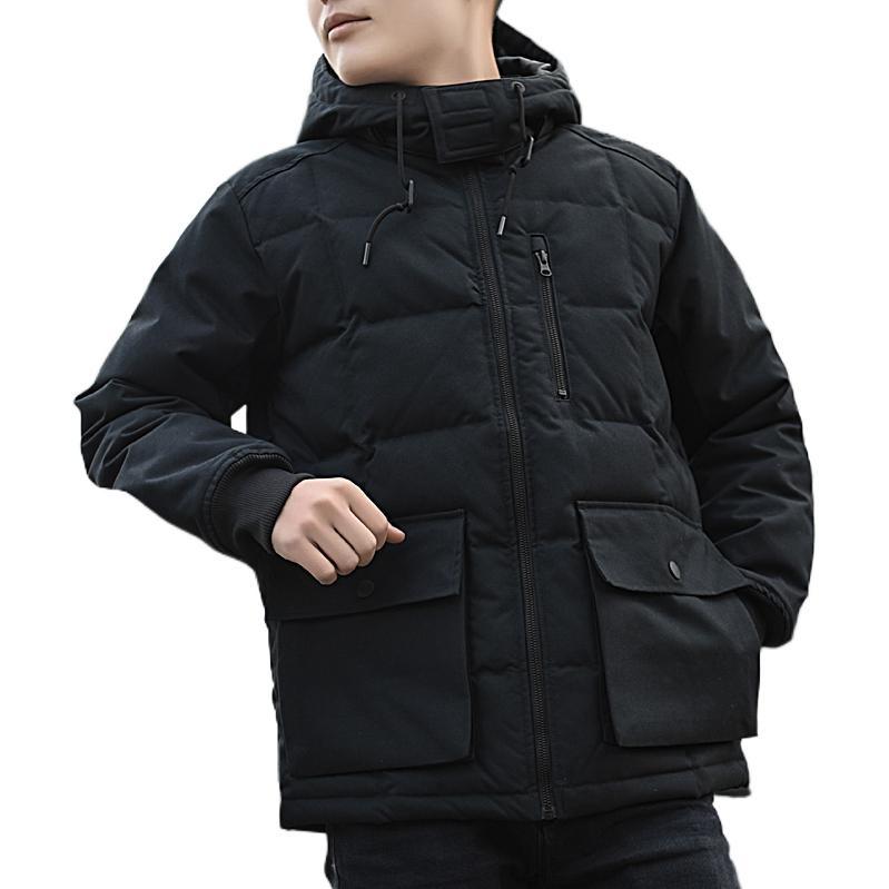 Converse Down Mid Jacket Asia Sizing 'Black' Men's 10019986-A02