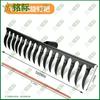 Manganese Steel Spiral Nail Rake with Wooden Handle