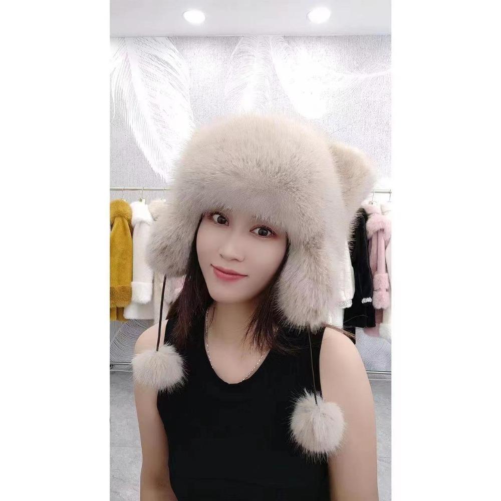 Protetores de Orelha de Guaxinim Chapéus de Pelúcia de Pele de Guaxinim Chapéus de Outono e Inverno para Homens e Mulheres