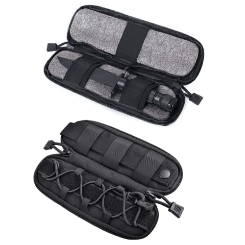 Azarxis Military Molle Knife Case, Knife Cover, Holder, Storage Pouch, Knife Sheath, EDC Pouch, Utility Pouch for Airsoft, Tactical, and Outdoor Use (