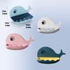 Modern Whale Shape Soap Holder For Bathroom Adhesive Mounting No Tools Required Plastic Waterproof Shelf Soap Dish