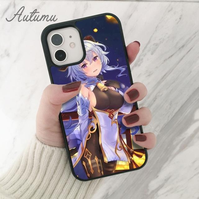 Genshin Impact GanYu Phone Case for iPhone 11 12 13 14 Pro Max Mini X XR XS SE 2020 6S 7 8 Plus Samsung Galaxy S21 S22 Shell