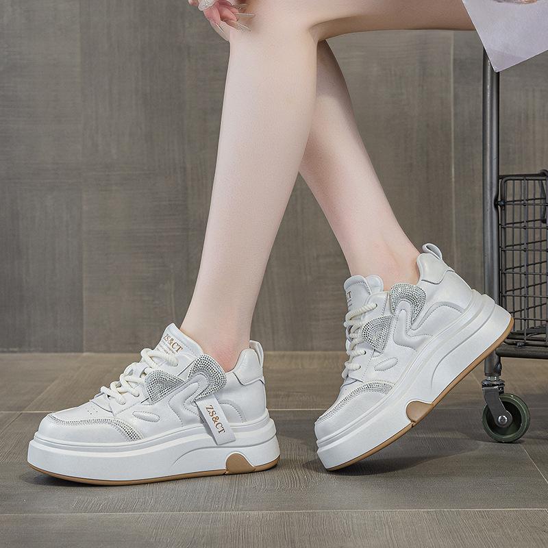 9979 leather high-top shoes children's new versatile autumn and winter platform sports and leisure shoes