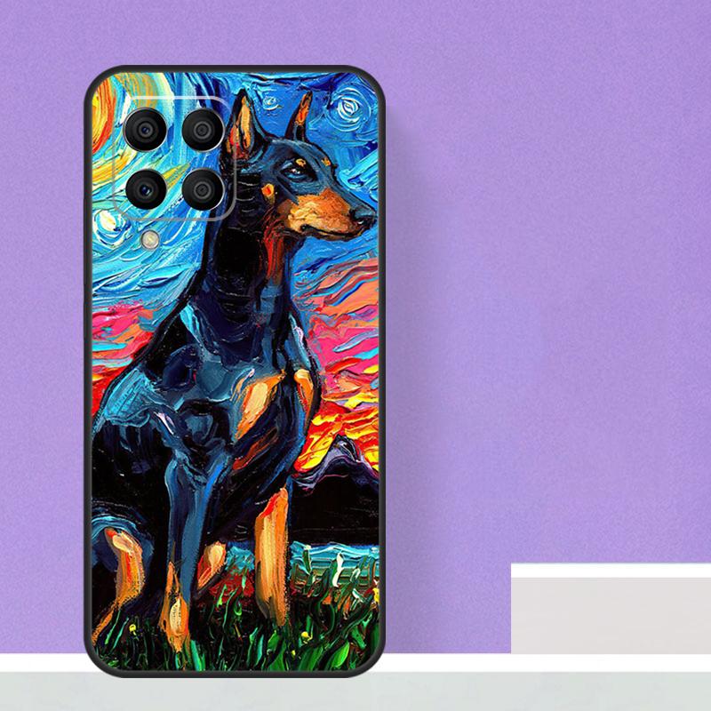 Dachshund Doberman Dog Case For Samsung Galaxy M14 M34 M54 M31 M11 M13 M53 M51 M12 M32 M52 M16 M36 M56 M15 M35 M55