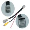 8X Car Rear View Camera RCA Video Reverse Camera Convert Cable Adapter For Mitsubishi Outlander ASX GF GG ZJ
