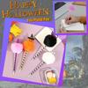 Halloween Plush Ball Pen Cute Halloween Pumpkin Ballpoint Pen Creative Shape Ballpoint Pen Children's Stationery 2ml
