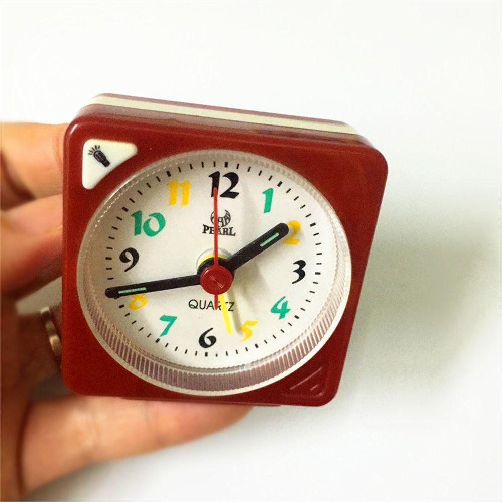 Simple Quiet No Tick Battery Operated Bedside Clocks Home Decor Alarm Clock Number Clock