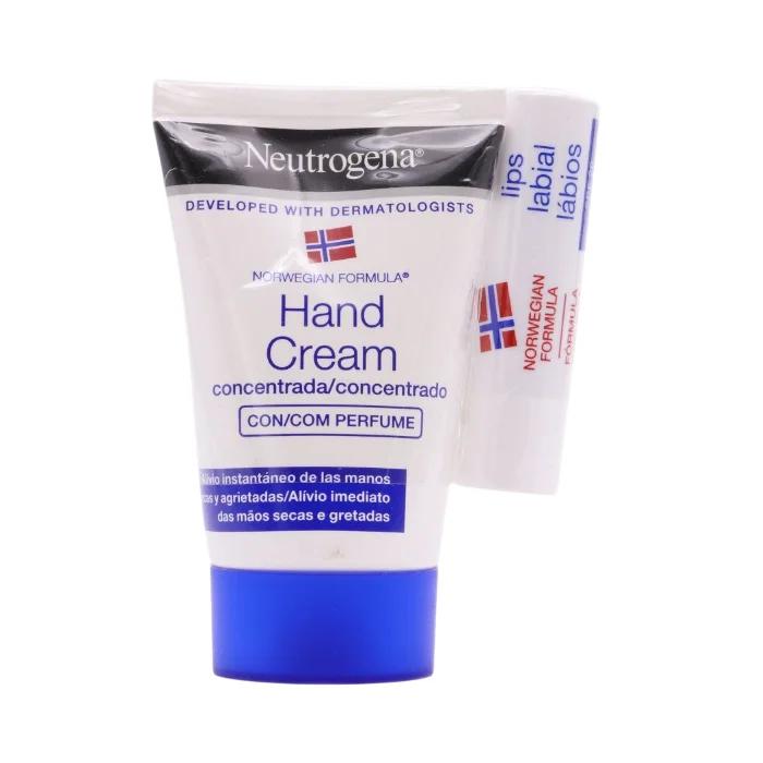 

Neutrogena Concentrated Hand Cream 50ml + Lip Balm