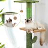 Eryan All-in-One Cactus Cat Tree with Condo and Scratcher