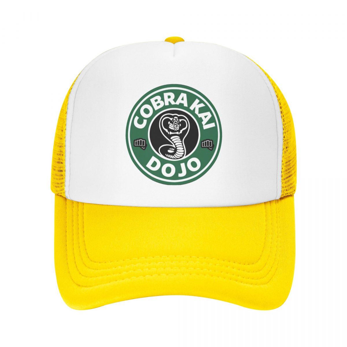 

Бейсбольные кепки с логотипом Cobra Kai Dojo Coffee, унисекс, шляпы Snapback для влюбленных, кепки дальнобойщика, женские дышащие сетчатые козырьки с козырьком Adjustable