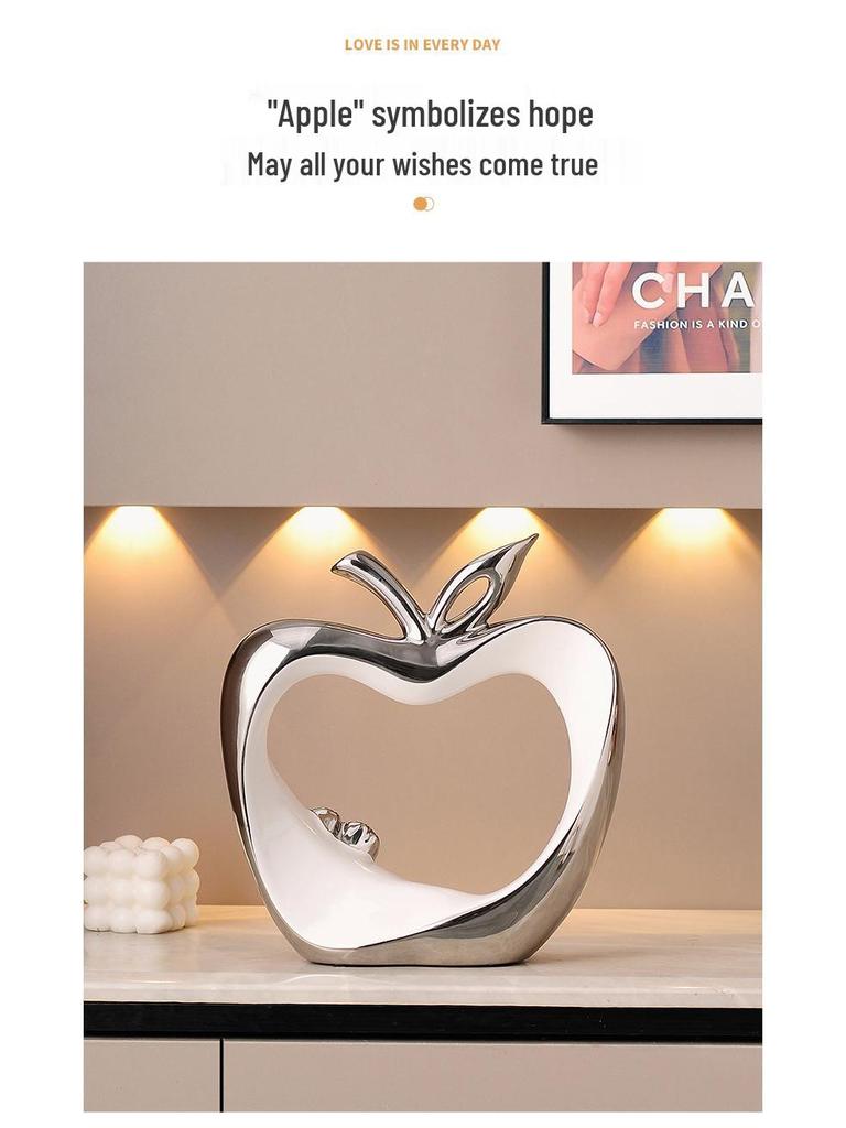Luxurious Apple Ornament: Elegant Living Room & Hallway Décor