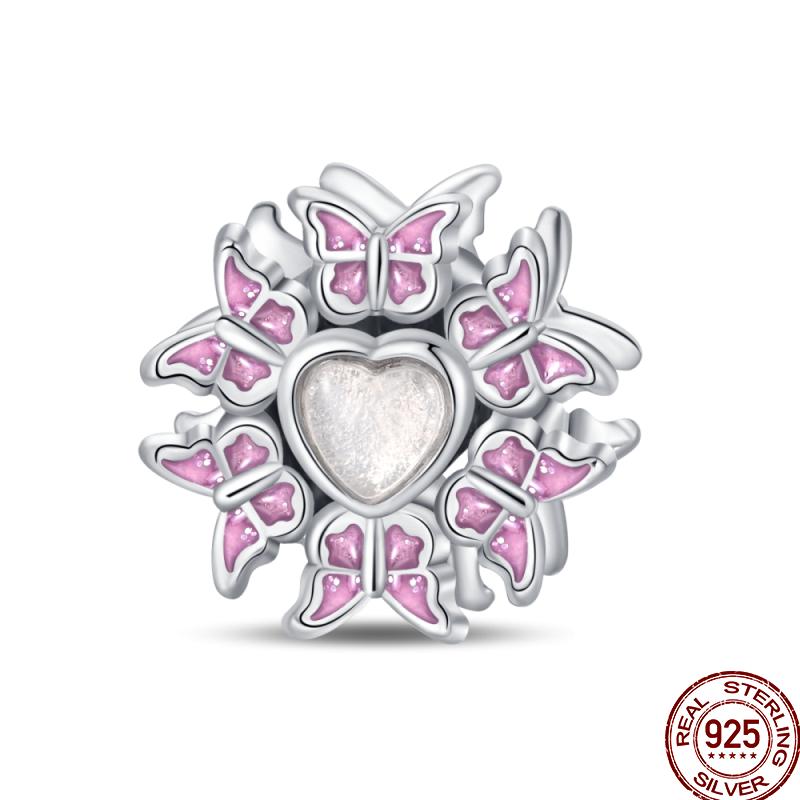 New Copper Butterfly Design Classic Series Charm Beads Suitable Fit 3Mm Original Bracelet Diy Jewelry