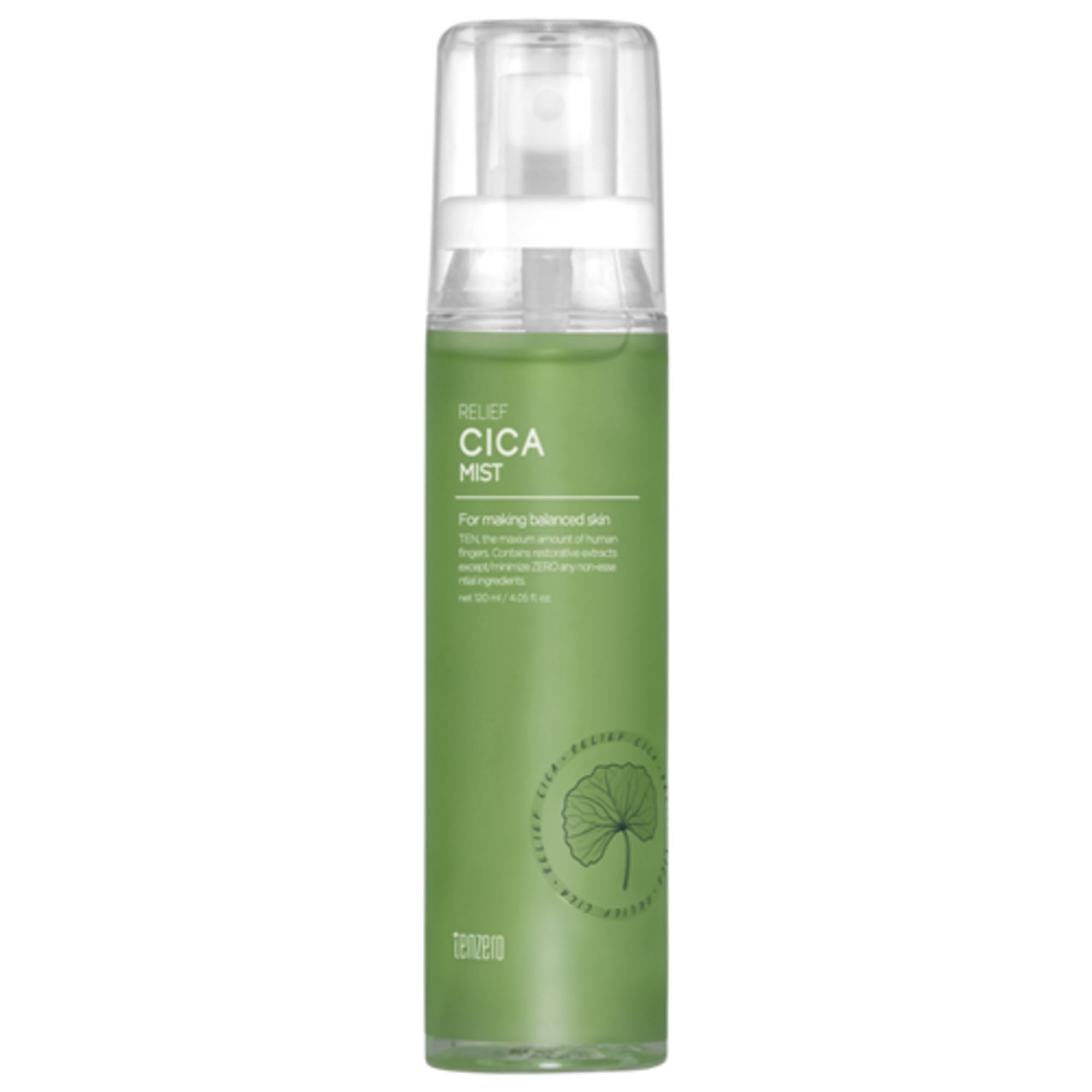 TENZERO Relief Cica Face Mist Soothing Refreshing Spray 120ml