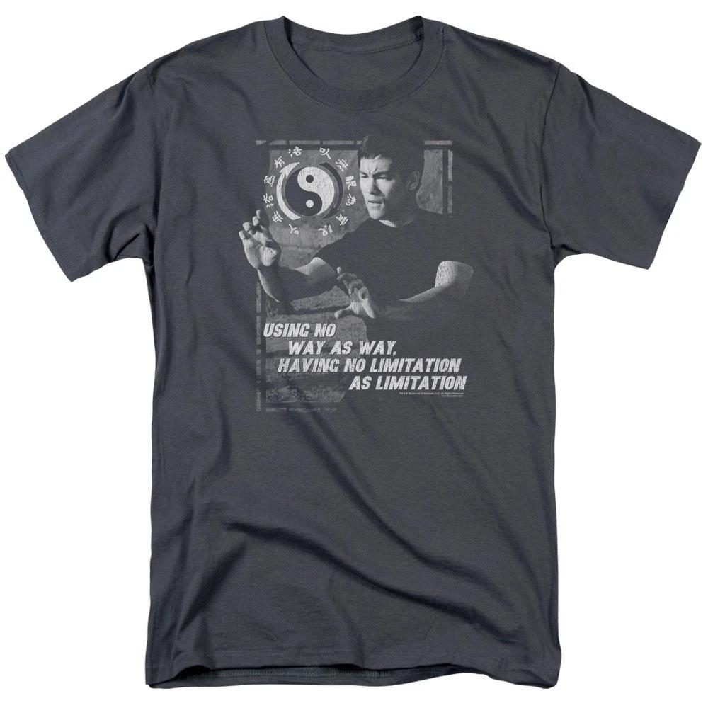 Bruce Lee - No Way As A Way - Unisex Short Sleeve Children s T-shirt - Gray 110