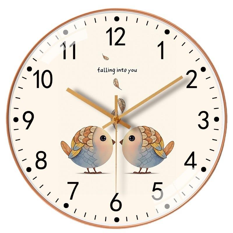 14-inch 35cm Nordic modern wall clock home dining room bedroom decoration clock living room creative wall clock