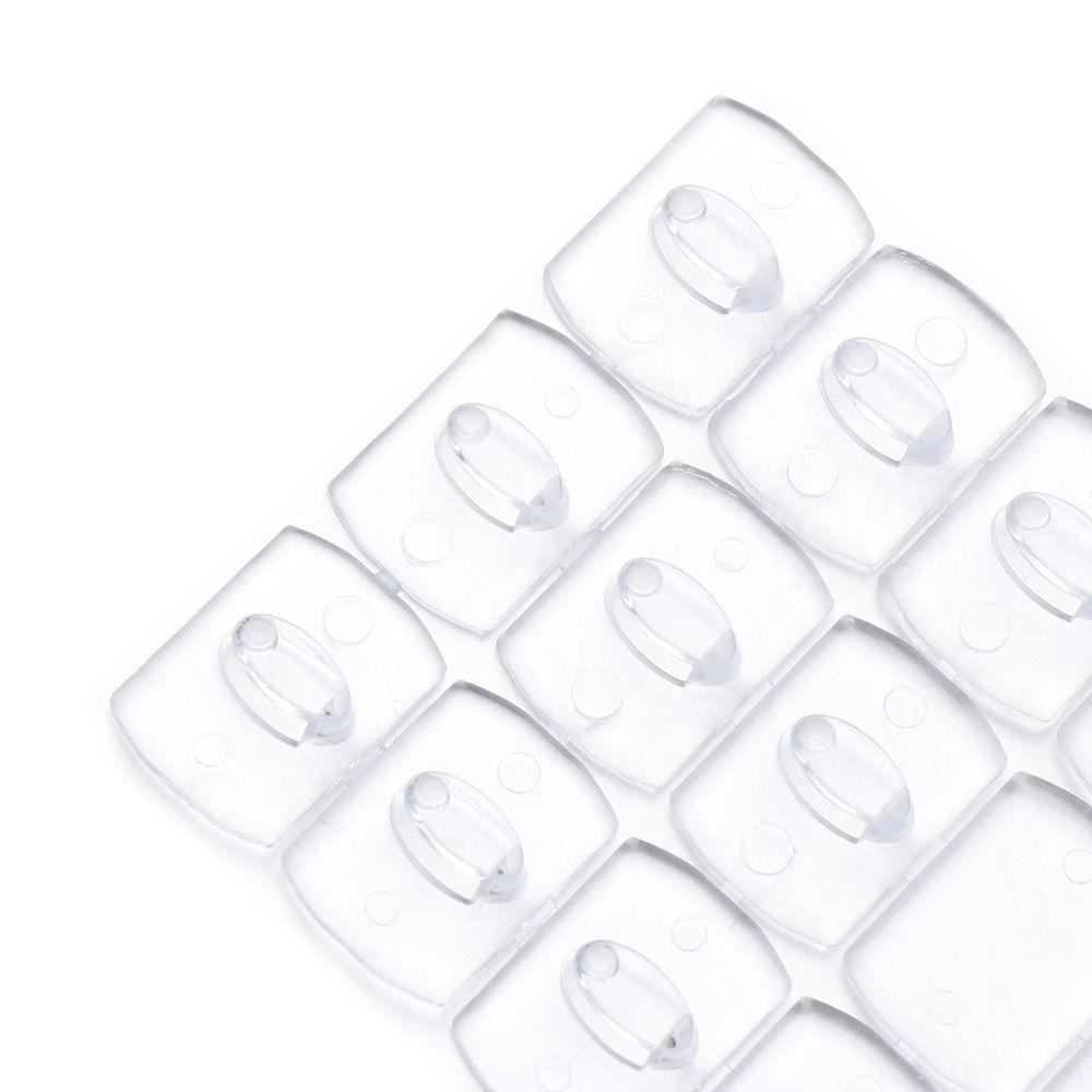 No Drill Transparent Cross Stitch Photo Frame Hook Removable Storage Hanger Seamless Adhesive Hooks