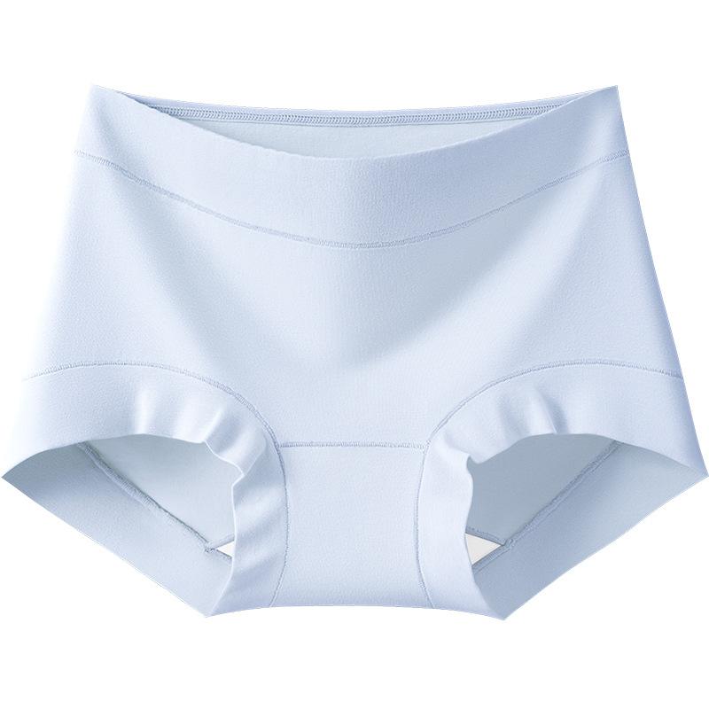 Large Size Lady Spring and Autumn Pure Cotton Antibacterial Crotch Breathable Mid Waist Triangle Briefs