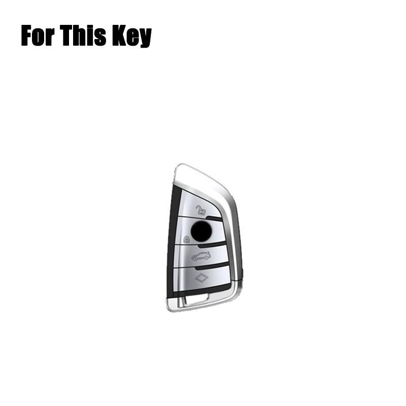 For BMW X1 X2 X3 X4 X5  X6 X7 1 2 3 4 5 6 7 M5 Zinc Alloy Car Key Fob Case Cover