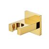 Supporto Moderno da Parete Dorato per Doccia in Ottone Porta Soffione da Bagno per Docce a Mano con Installazione Facile