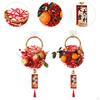2 Pieces Chinese Lunar Year Hanging Decoration Spring Festival Decorative Artificial Fruit for