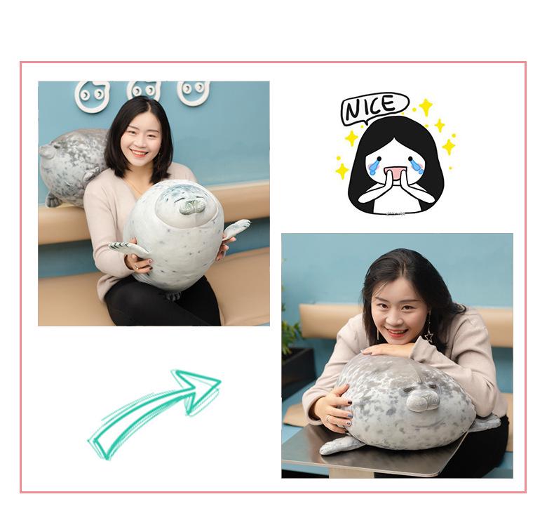 Osaka Ocean Aquarium Cute Soft Seal Plush Hug Pillow
