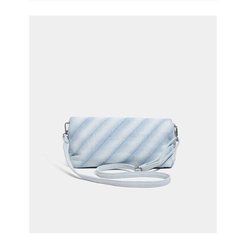 Large-capacity Foldable Tote Bag, Twill Shoulder Bag, Chain Crossbody Bag