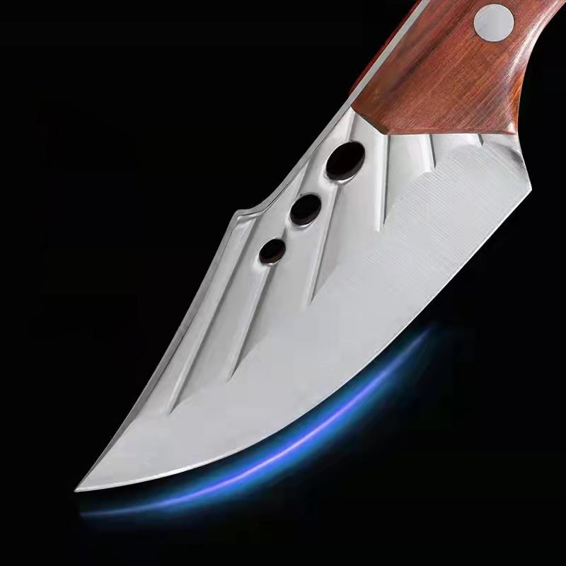 Stainless Steel Kitchen Knife Cleaver Forged Boning Knife Butcher Knife Sharp Slicing Knife with Cover