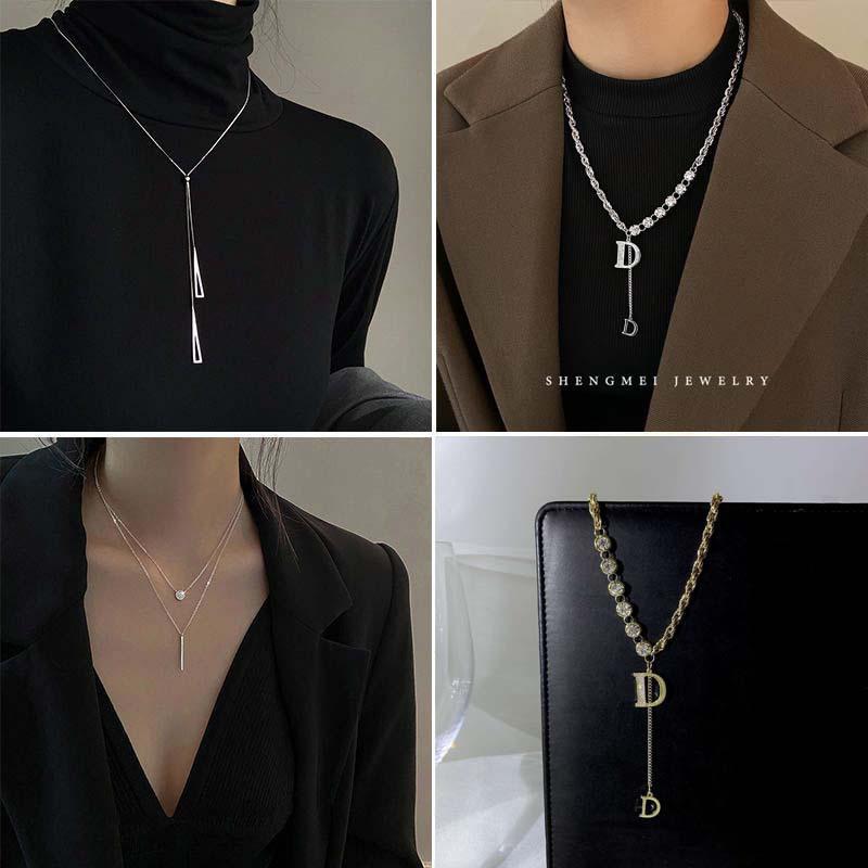 Autumn and Winter Sweater Chain, No Need To Pick Tide When Sleeping, Light Luxury Necklace, Niche High-end Long Style with Bottoming Shirt 