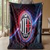 AC Milan Theme blanket Soft Flannel Blanket Plush Throw Blanket Cozy Sofa Bed Blanket for Home Decor