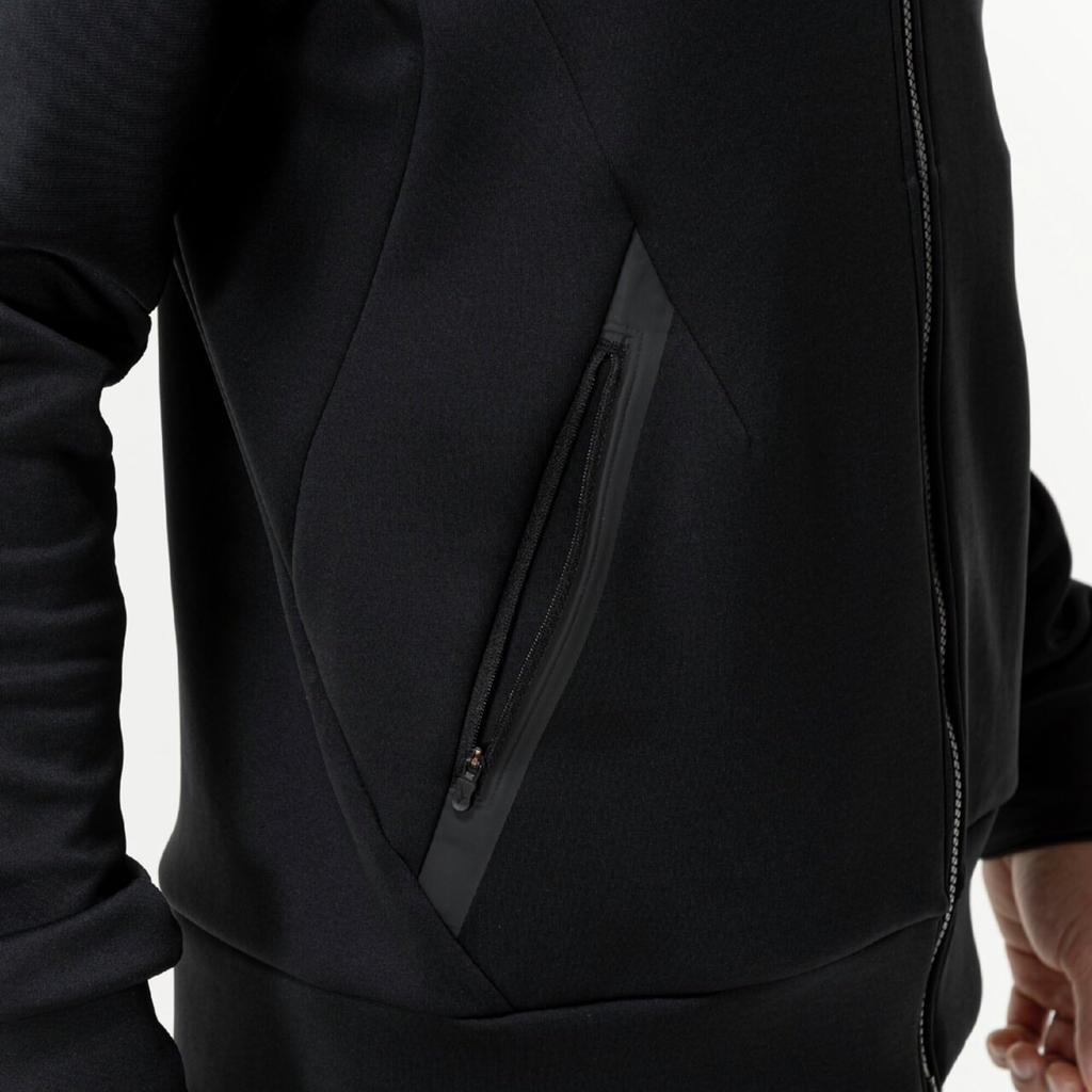 Training Stretch Sweat Size L Wear, Hoodie, Tracksuit, Sportswear, 32MCC050, Unisex, Black,