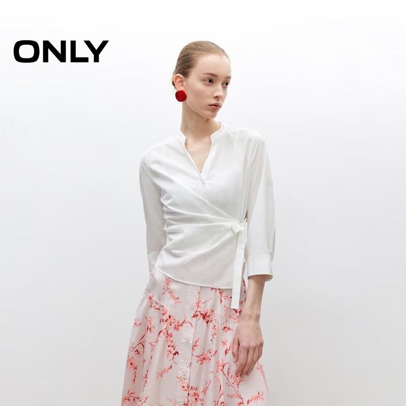 ONLY Women s Elegant V-Neck Short Shirt M