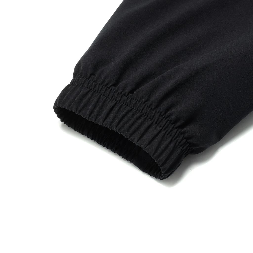 Li-Ning Fitness Series Solid Color Zip-Up Stand Collar Comfortable Breathable Sports Jacket Men Jacket Black AJDU003-1