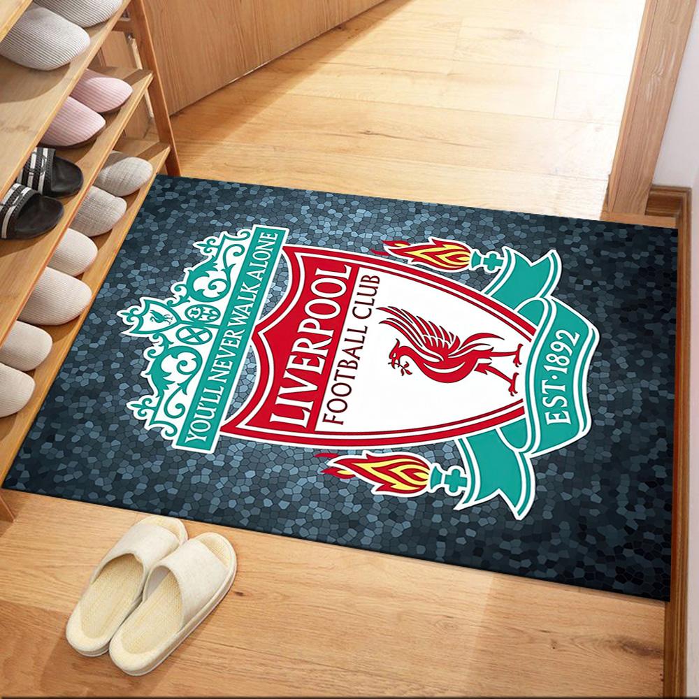 Liverpool Football Club Floor Rug Office Rug Design For Study Room Entryway Playrooms Outdoor Antislip Rug Anime Office Decor Spiritual Gift